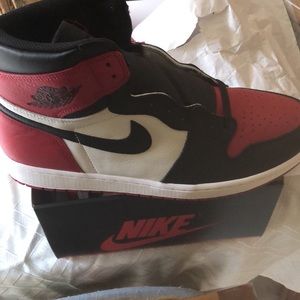 Jordan 1 bred toe Brand new size 13